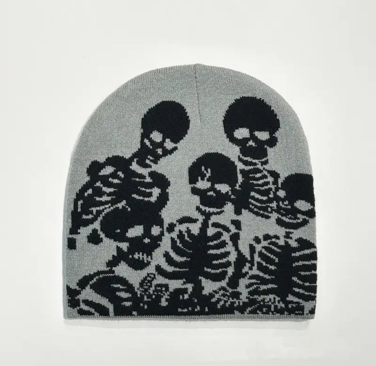 Skull knit beanies