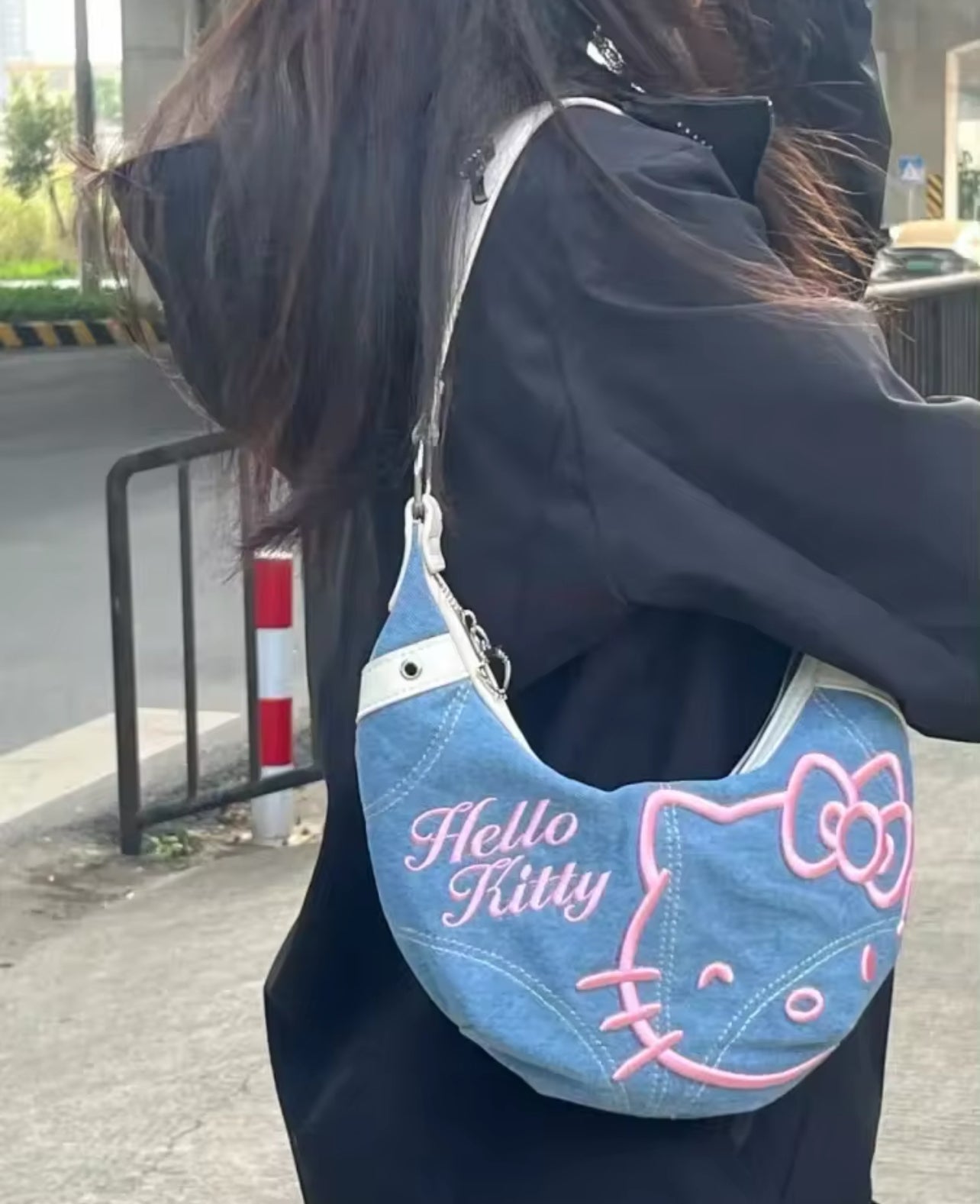 Hello Kitty Y2K denim purse