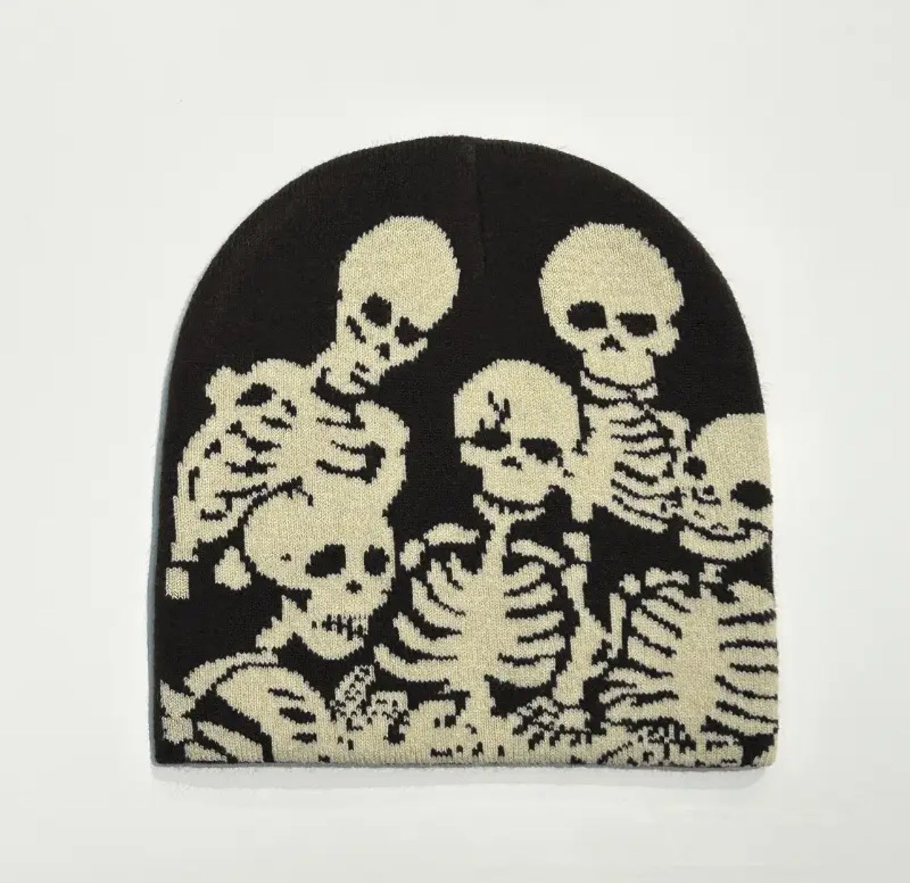 Skull knit beanies