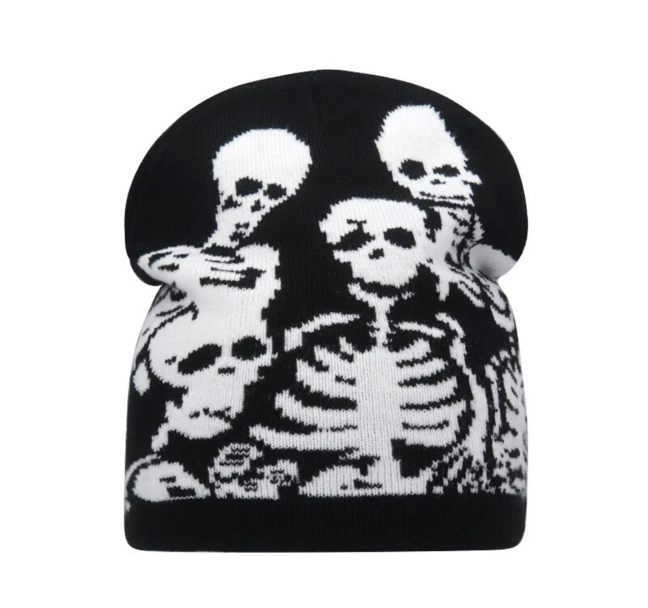 Skull knit beanies