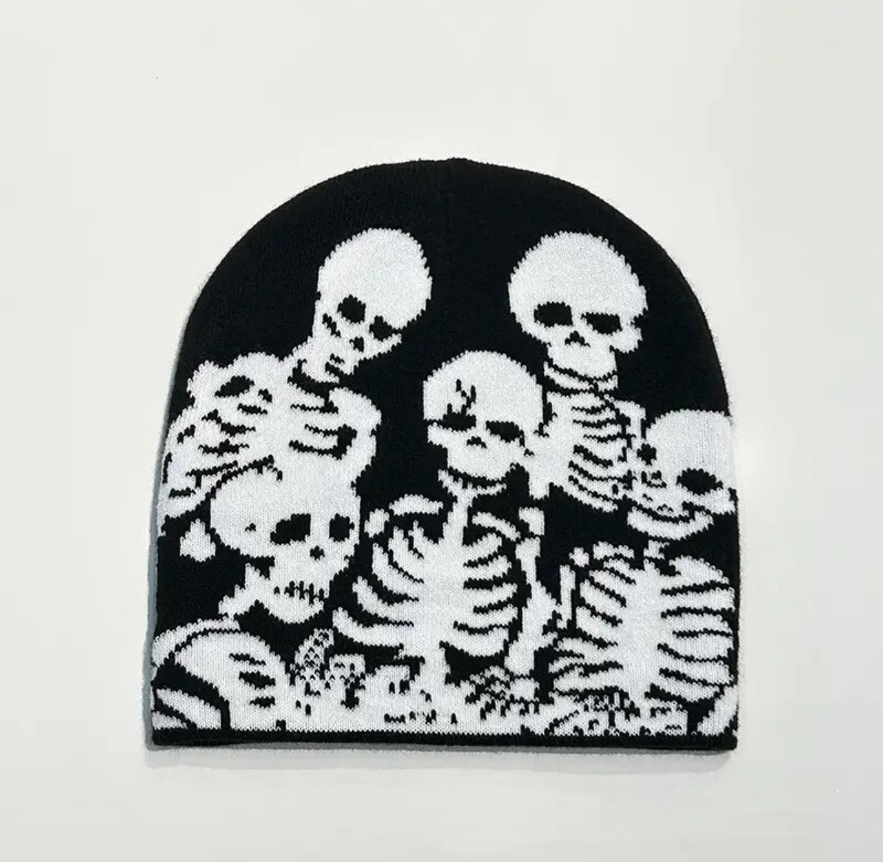 Skull knit beanies