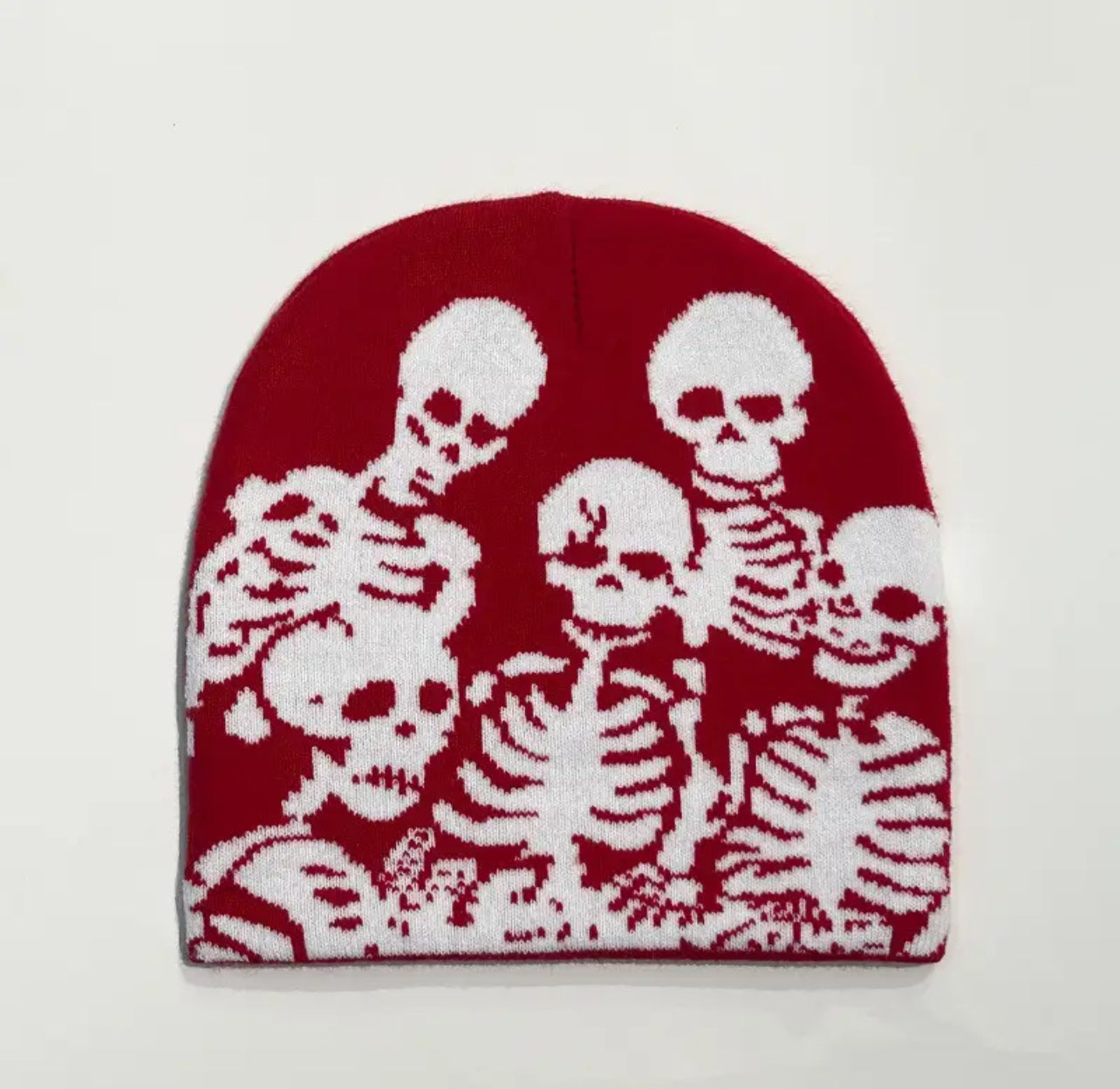 Skull knit beanies