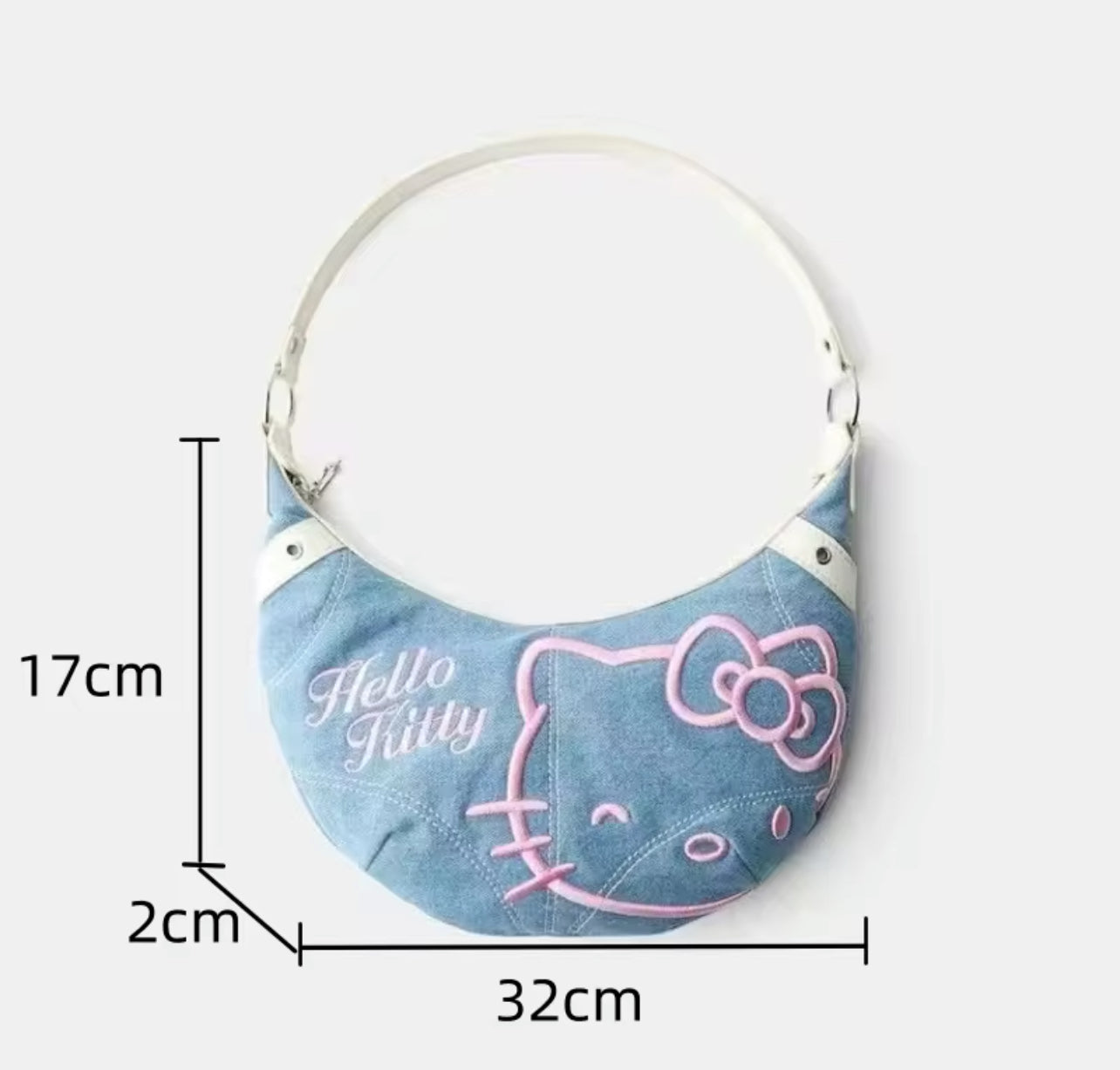 Hello Kitty Y2K denim purse