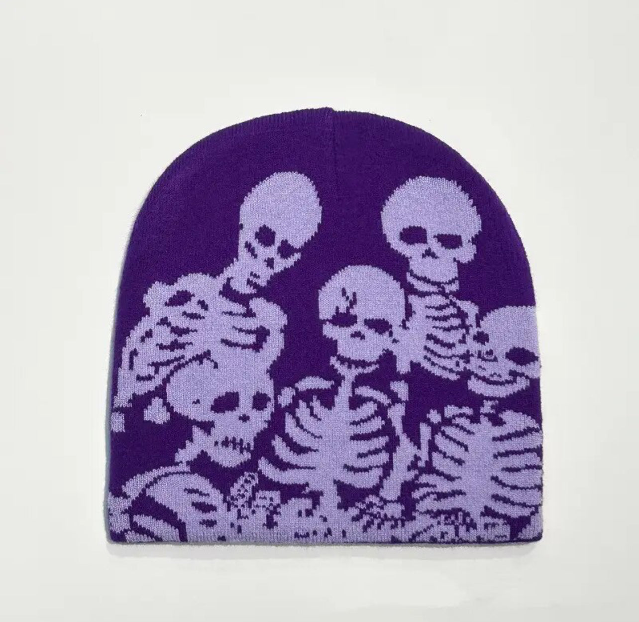 Skull knit beanies