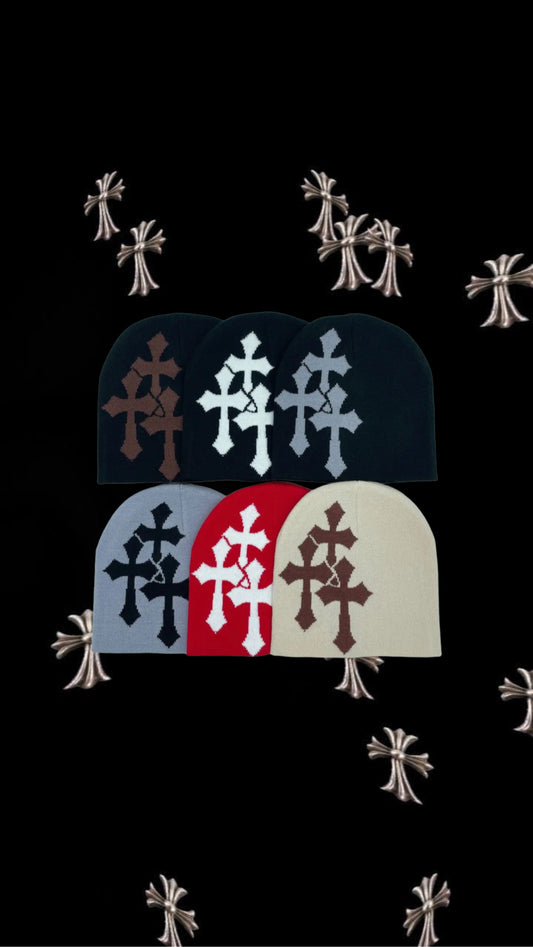 Y2K Cross beanies